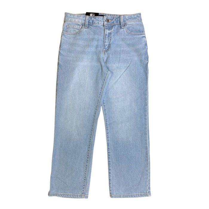 Express Women's Regular Fit High Rise Straight Leg Ankle Jean