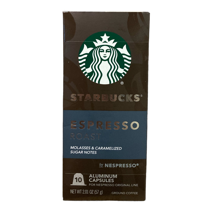 Starbucks, Espresso Roast by Nespresso, 2.01 Ounce, 10 Count