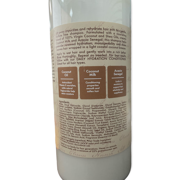 Shea Moisture Virgin Coconut Oil Shampoo, 34 oz.