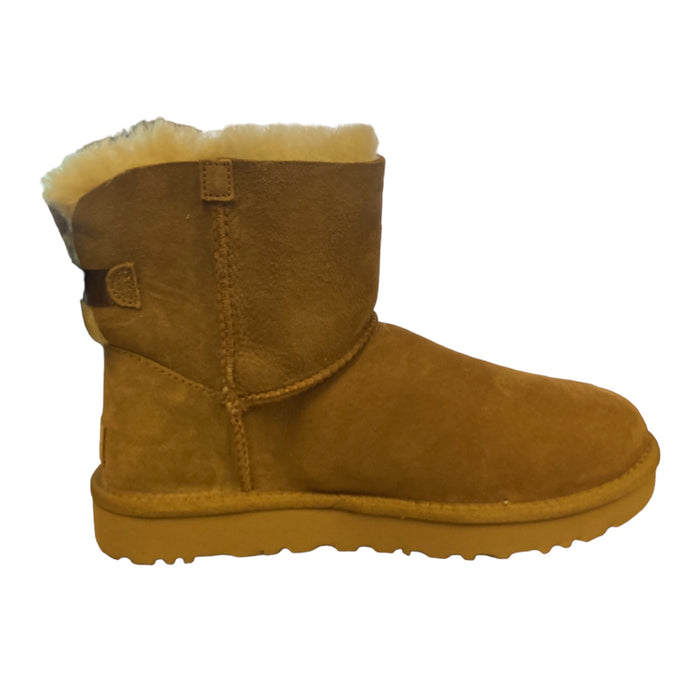 UGG Women's Mini Bailey Bow II Authentic Water Repellent Sheepskin Pull On Boot