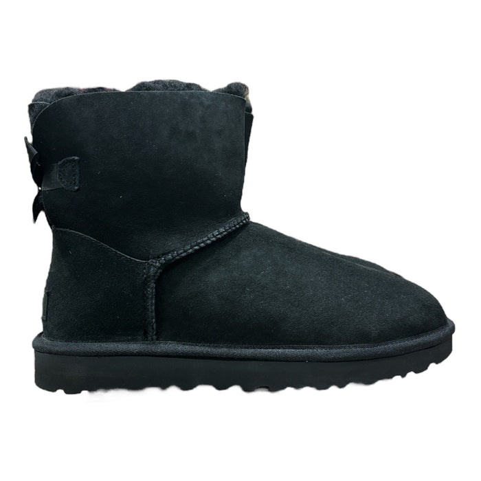 UGG Women's Mini Bailey Bow II Authentic Water Repellent Sheepskin Pull On Boot