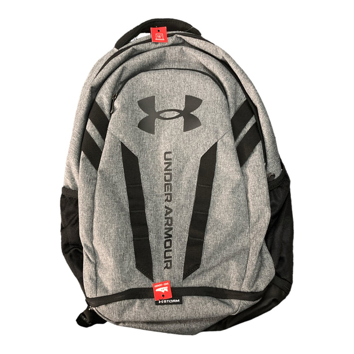 Under Armour UA Hustle 5.0 Storm Backpack School Laptop Bookbag (Black/Graphite)