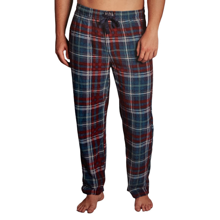 Lucky Brand Cloud Soft Men's Sleep Fleece Pant, Button Fly Opening, Side Pockets