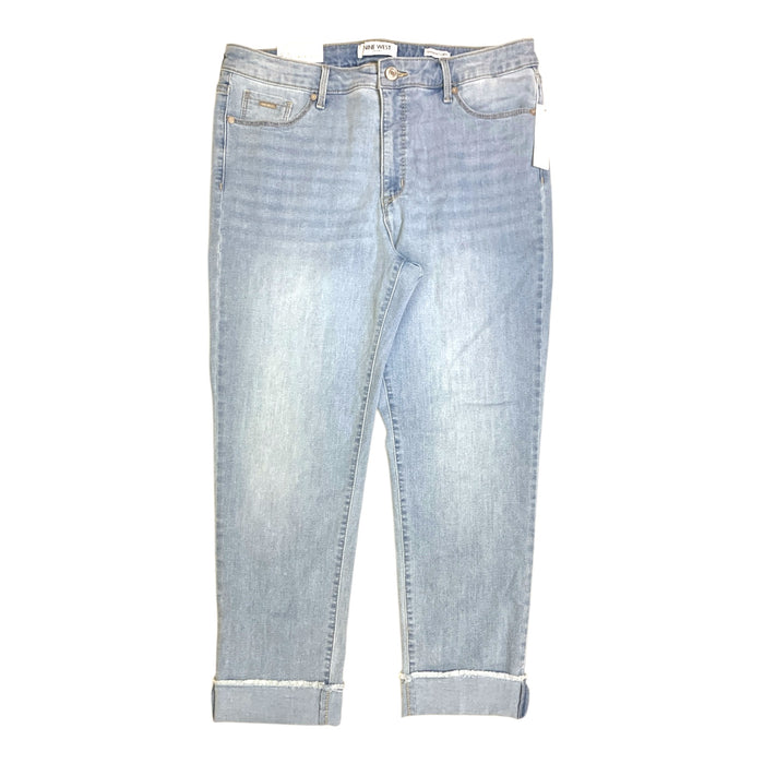 Nine West Women's Gramercy Slim Fit Cropped Stretch Denim Jean