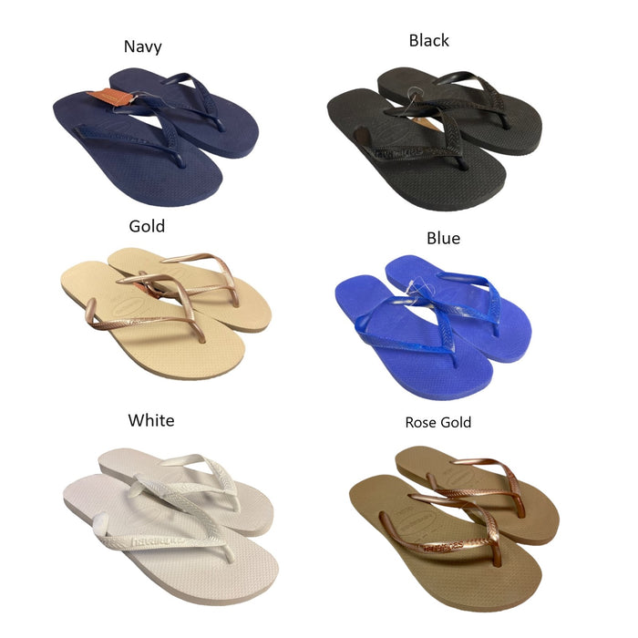 Havaianas Unisex Cushioned Footbed Original Slim Thong Flip Flops