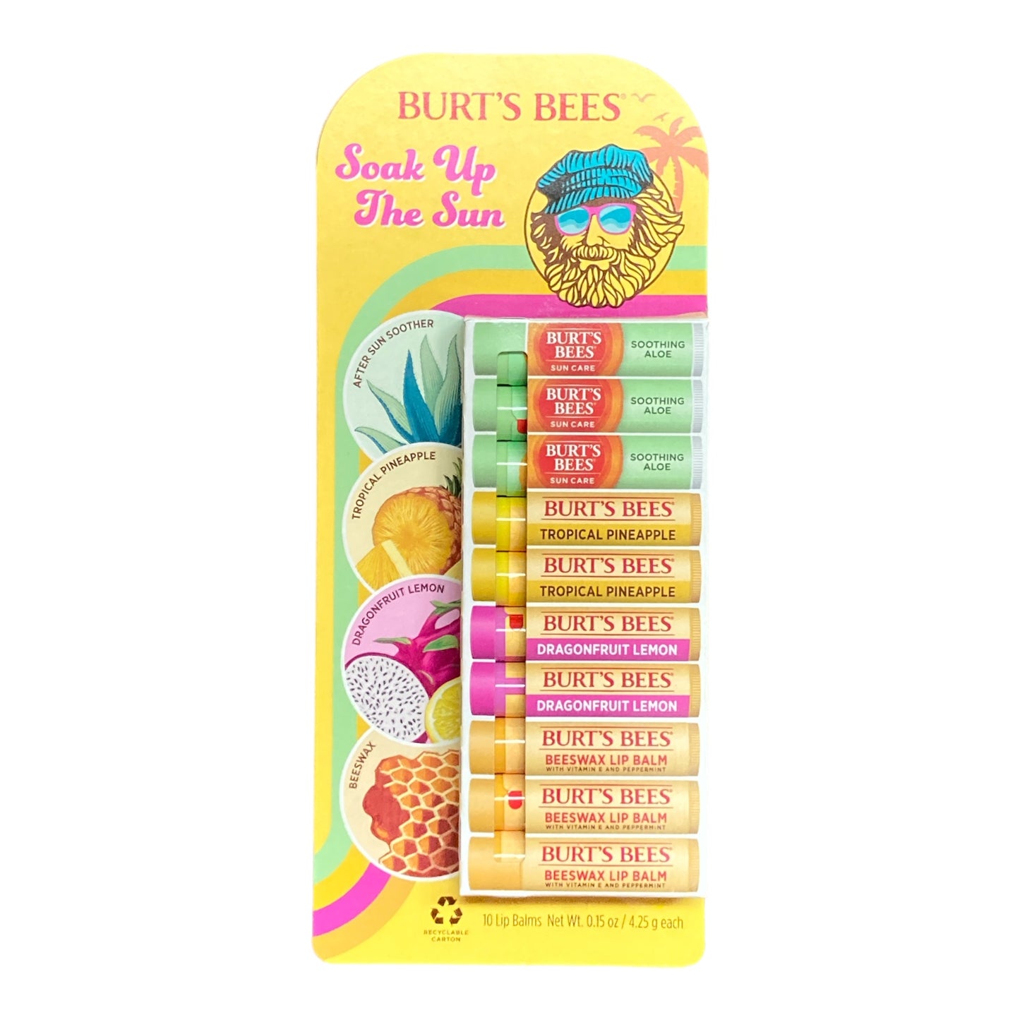 Burt’s Bees Soak Up the Sun Lip Balm Variety Pack (10 ct.) Ewirelessgear
