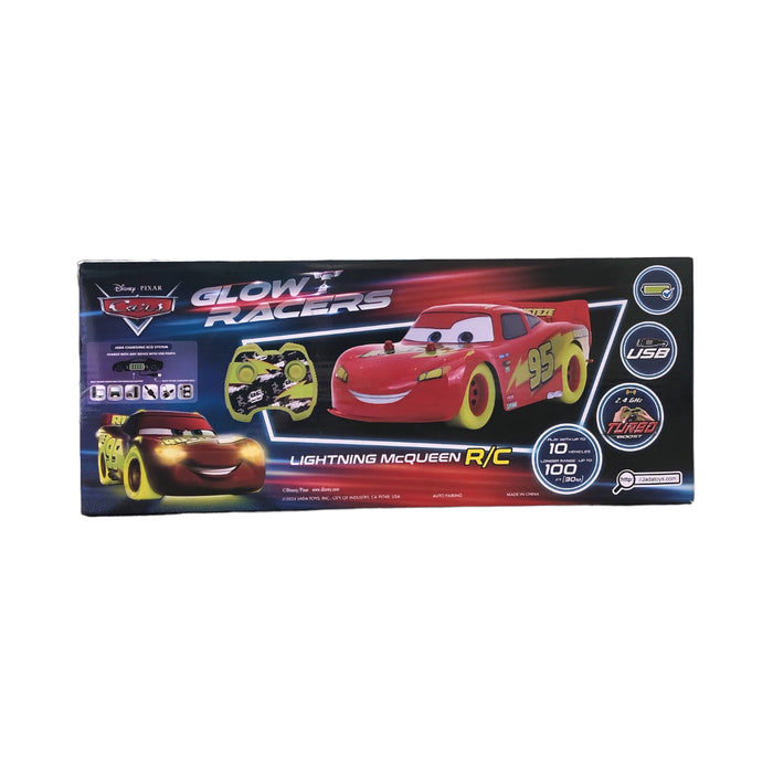 Disney Pixar Cars Glow Racers Lightning McQueen Remote Control Race Car