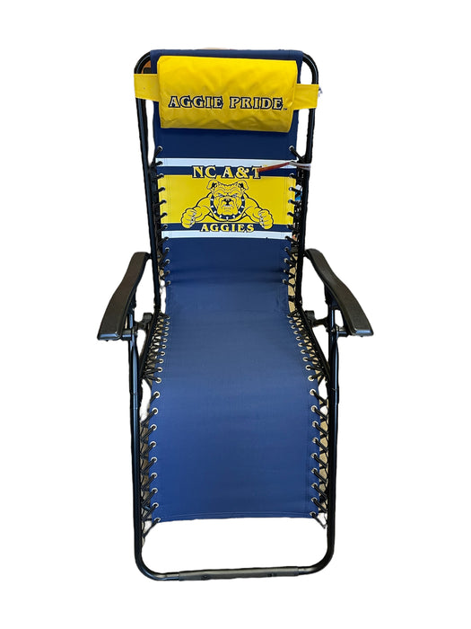 Logo Brands Official NFL Zero Gravity Lounger, North Carolina A&T Aggies