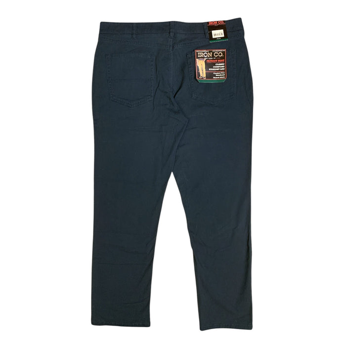 Iron Co. Men's Classic Stretch Comfort Patriot Pants, Flexible Straight Leg