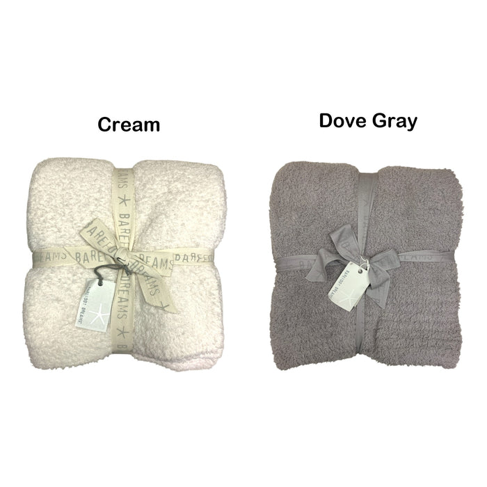 Barefoot Dreams CozyChic Throw, Oversized, Microfiber Knit, 54 in x 72 in.