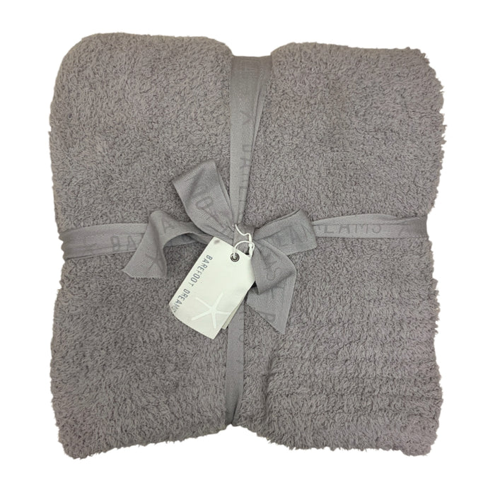 Barefoot Dreams CozyChic Throw, Oversized, Microfiber Knit, 54 in x 72 in.