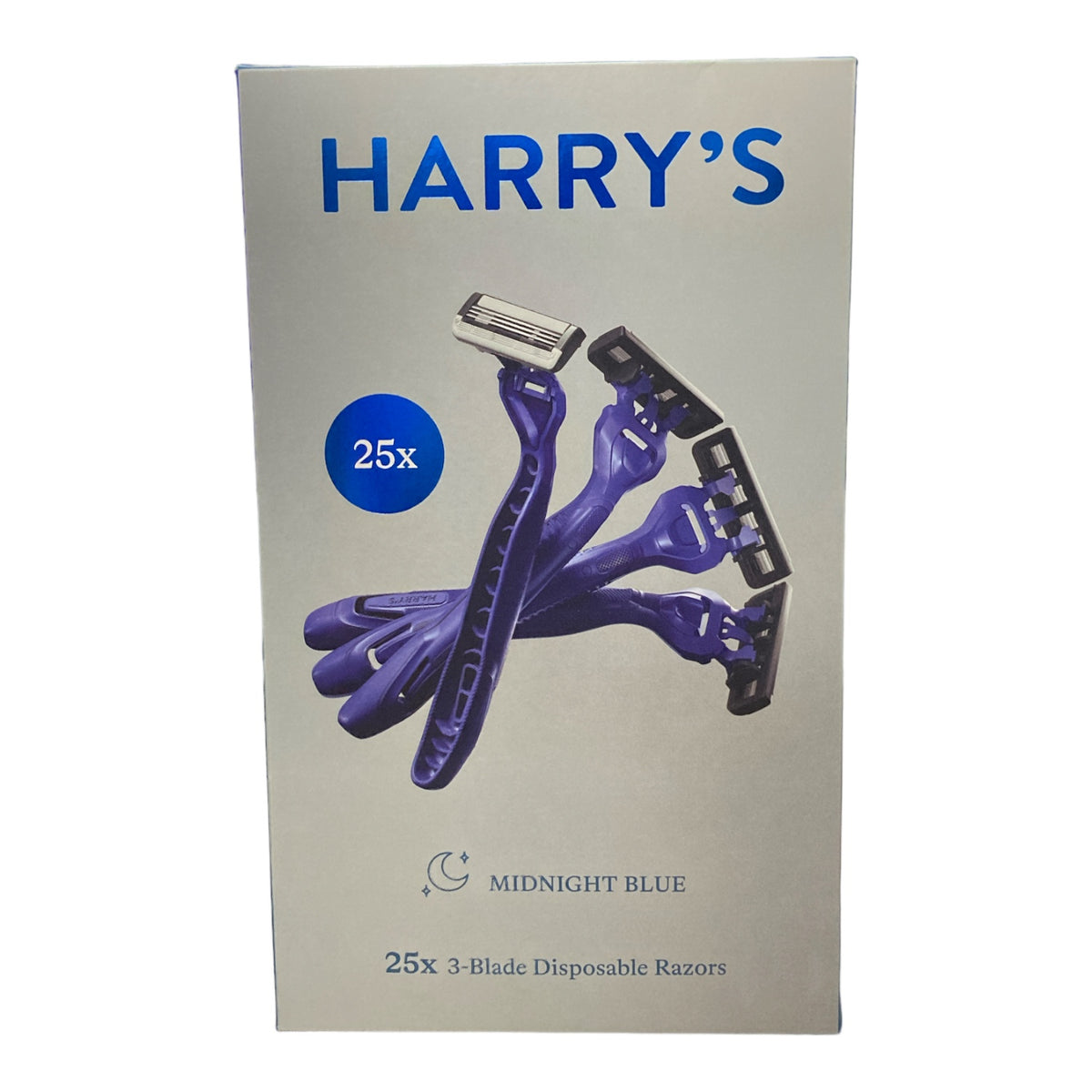 Harry's Men's Disposable Razors, Midnight Blue (25 Count) — Ewirelessgear