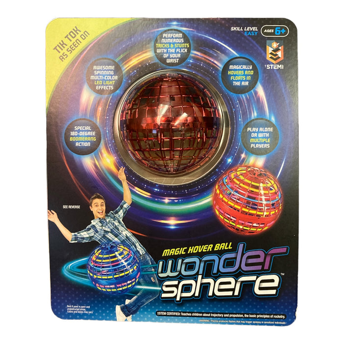 Wonder Sphere Magic Hover Ball - Red