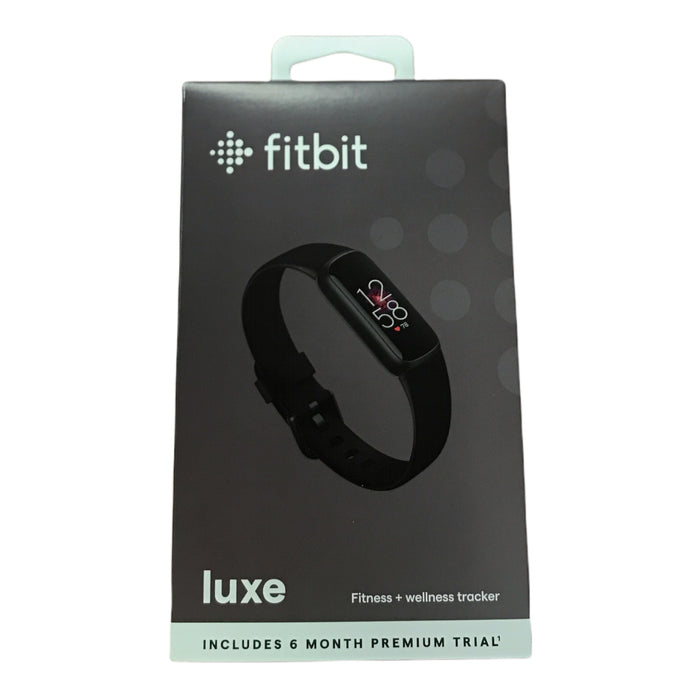 Fitbit Luxe Fitness and Wellness Tracker with Stress Management, Black/Graphite