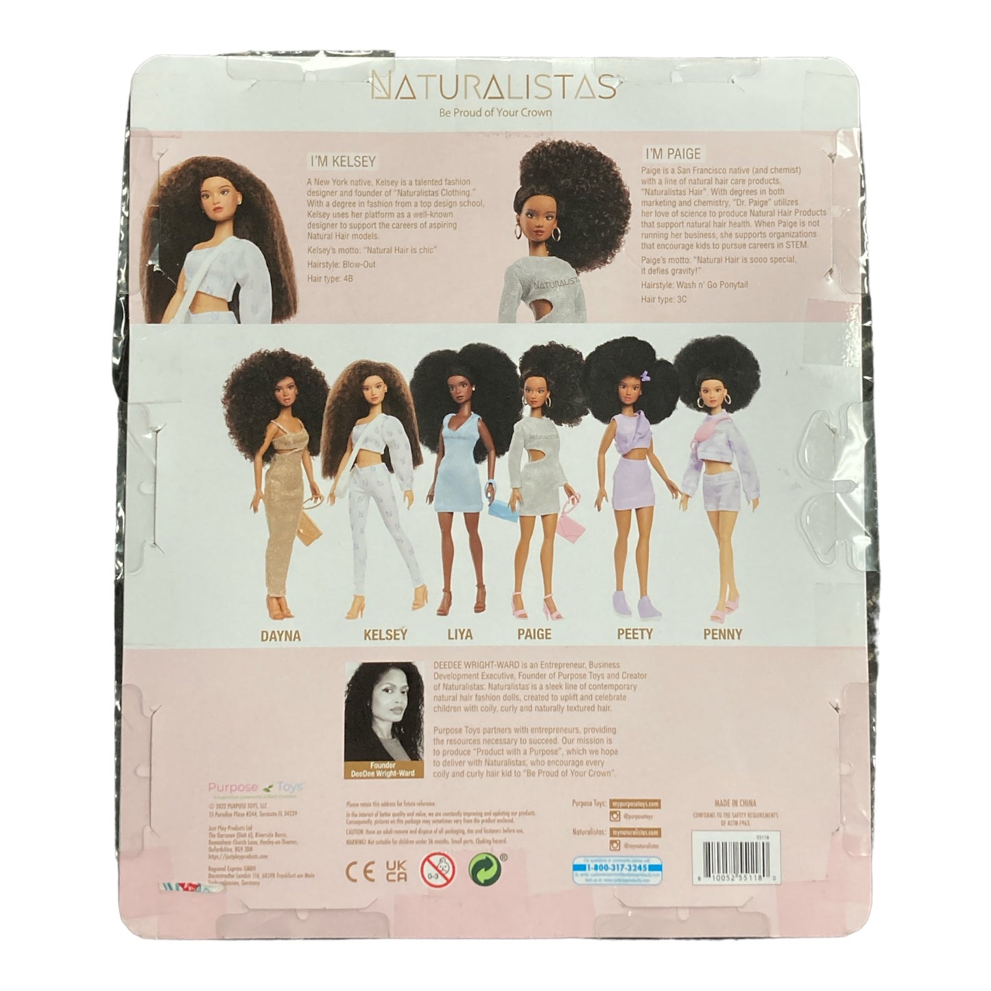 Naturalistas I'm Kelsey & I’m Paige African American Fashion Dolls 2 Pack