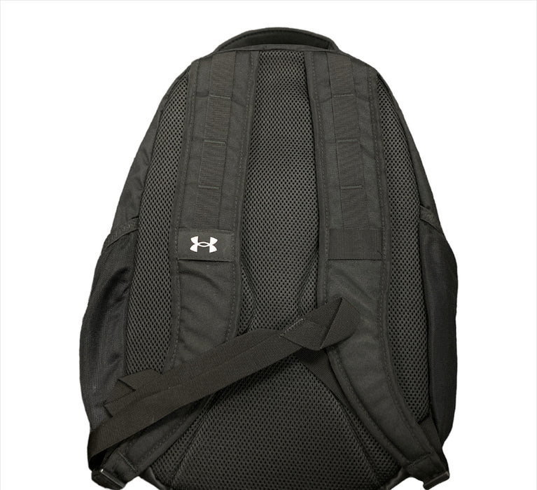 Under Armour Adult Hustle 5.0 Backpack, Black/Silver