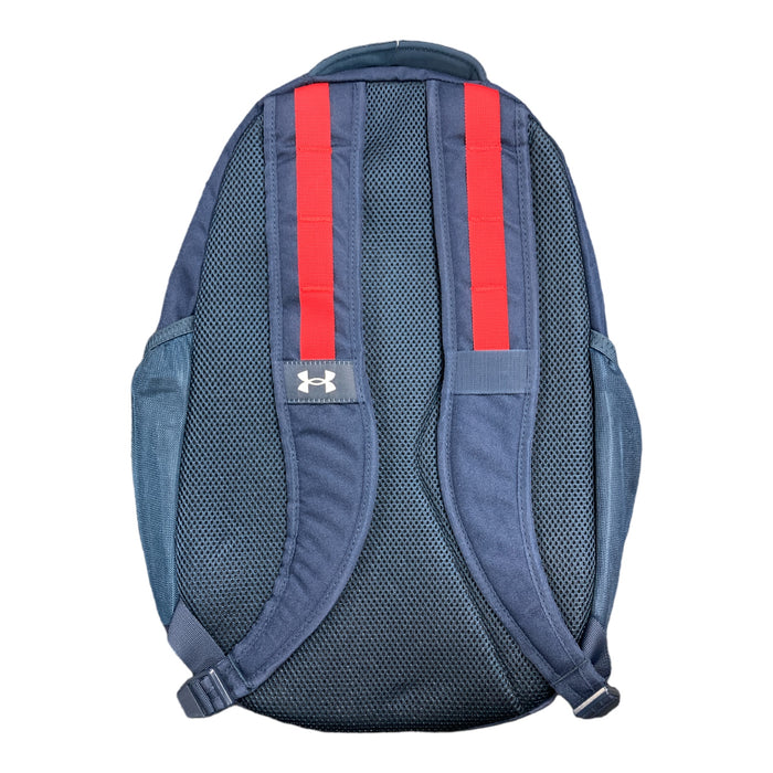 Under Armour UA Hustle 5.0 Storm Backpack School Laptop Bookbag (Academy Blue/White)