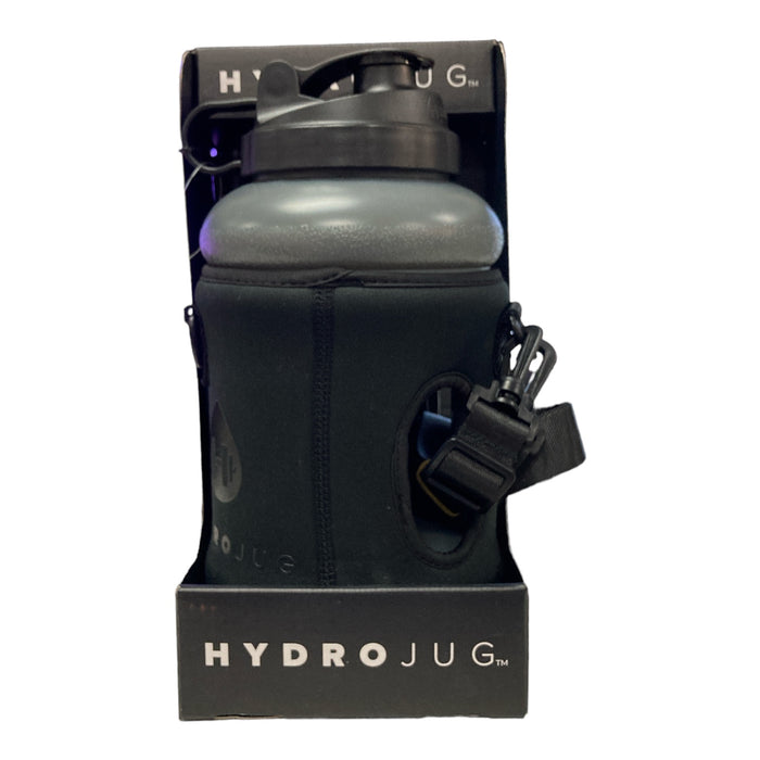 HydroJug Bundle 73oz Jug w/ Sleeve & Straw (Charcoal Black)