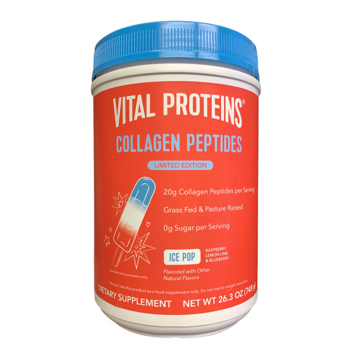 Vital Proteins Collagen Peptides Dietary Supplement, Ice Pop Flavor, 26.3oz