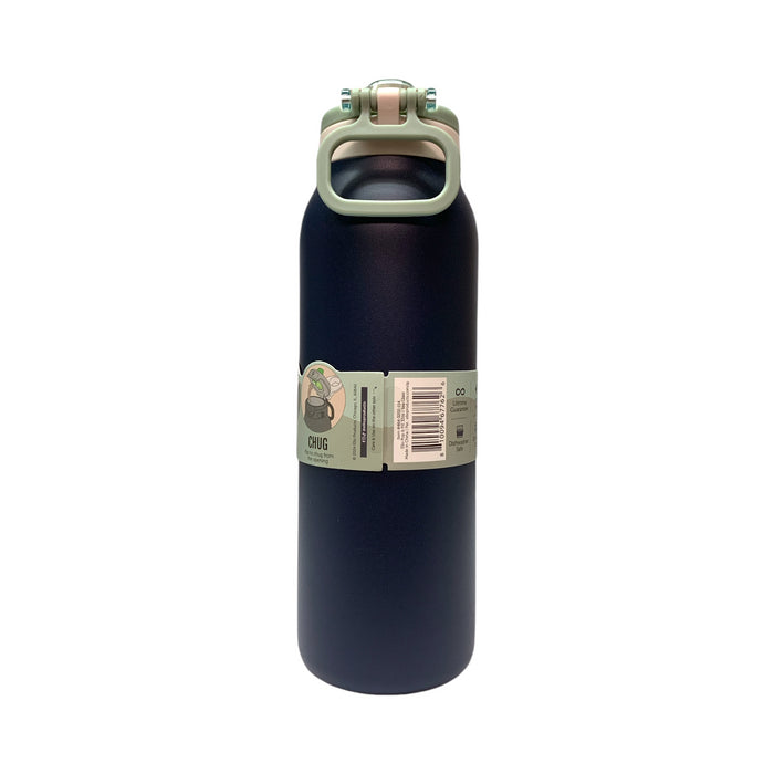 ello Pop & Fill 32 oz. Stainless Steel Water Bottle, Quick Fill/Sip/Chug