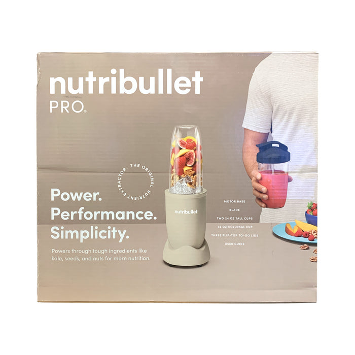 Nutribullet Pro 900-Watt, 32oz. 13-Piece Personal Blender System, Matte Linen