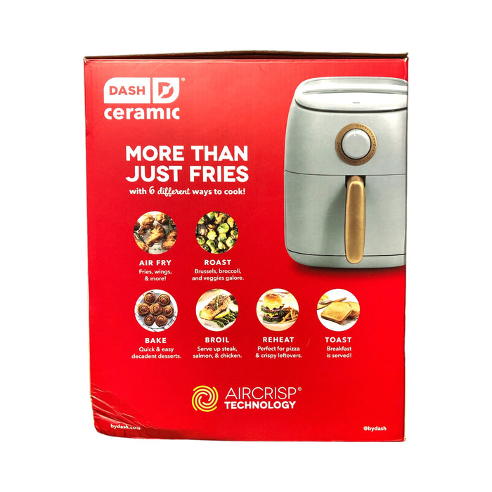 Dash Ceramic Tasti-Crisp™ Express Air Fryer, 1000 Watts, 2.6 Qt Capacity - Sage