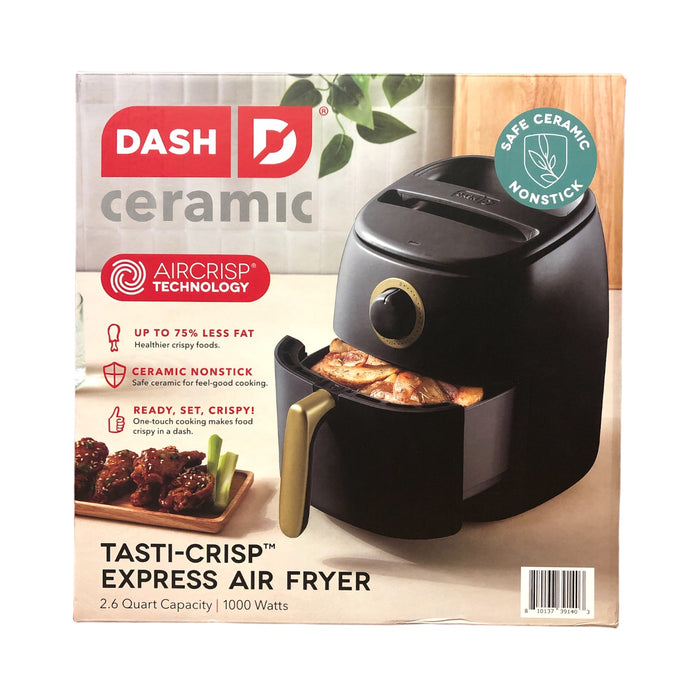 Dash Ceramic Tasti-Crisp™ Express Air Fryer, 1000 Watts, 2.6 Qt Capacity - Black