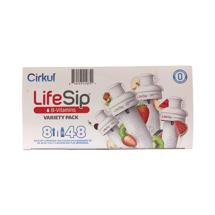 Cirkul LifeSip Flavor Cartridge 8-Pack with B-Vitamins (Fruity Variety Pack)