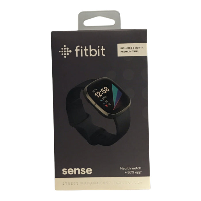 Fitbit Sense Advanced Activity Tracker Smartwatch - Carbon/Graphit