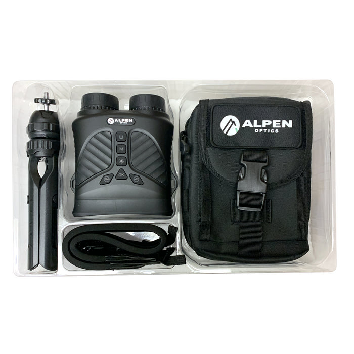 *Used Alpen Optics Night Vision Digital Binoculars Kit Carry Case, Strap, Tripod