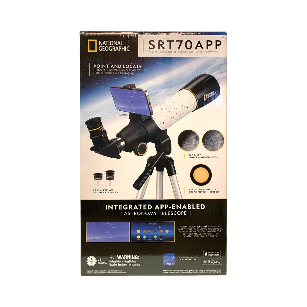 Tripod National Geographic Telescope 70mm Manual RT70400 APP