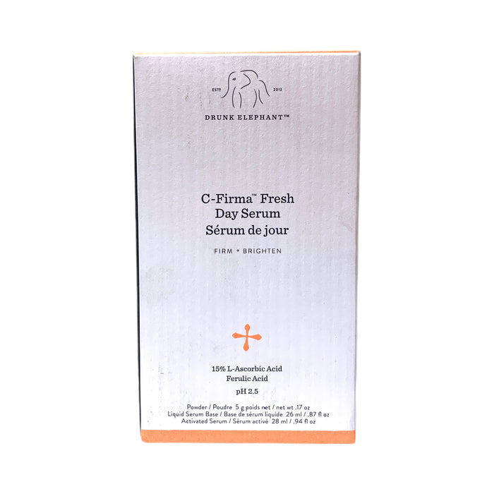 Drunk Elephant C-Firma Firm+Brighten Fresh Day Serum, Self Mix Kit, 28ml / .94oz