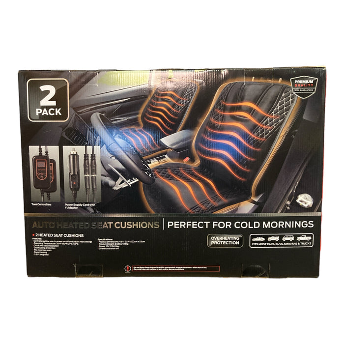 Monster Automatic Heated Car Seat Cushions (2-pk)