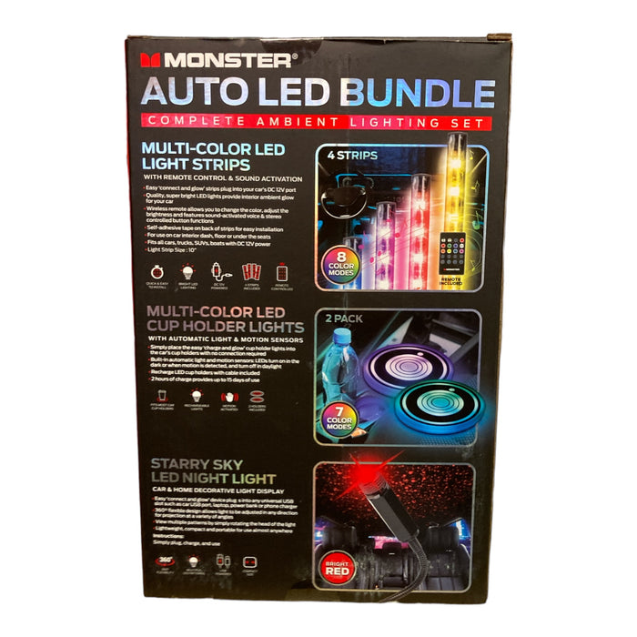 Monster 5 Piece Auto LED Lighting Kit