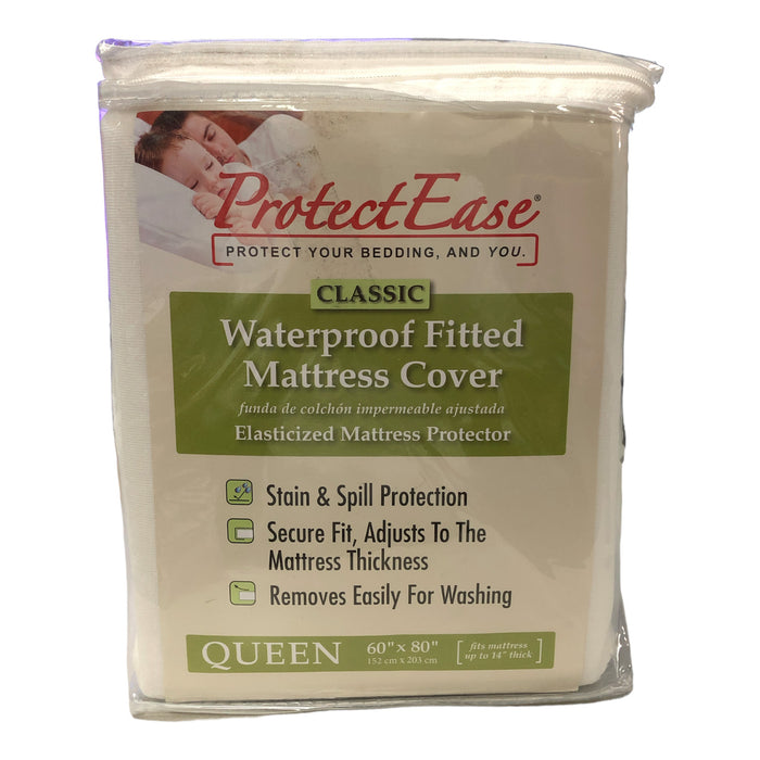 ProtectEase Waterproof Mattress Cover, Queen