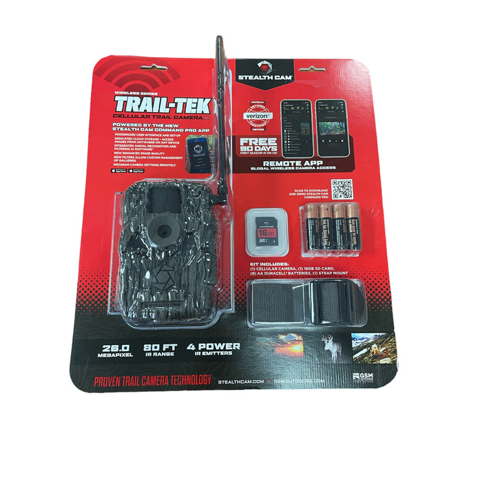 TRAIL-TEK Cellular Camera 26MP Stealth Cam STC-FVRZW Verizon