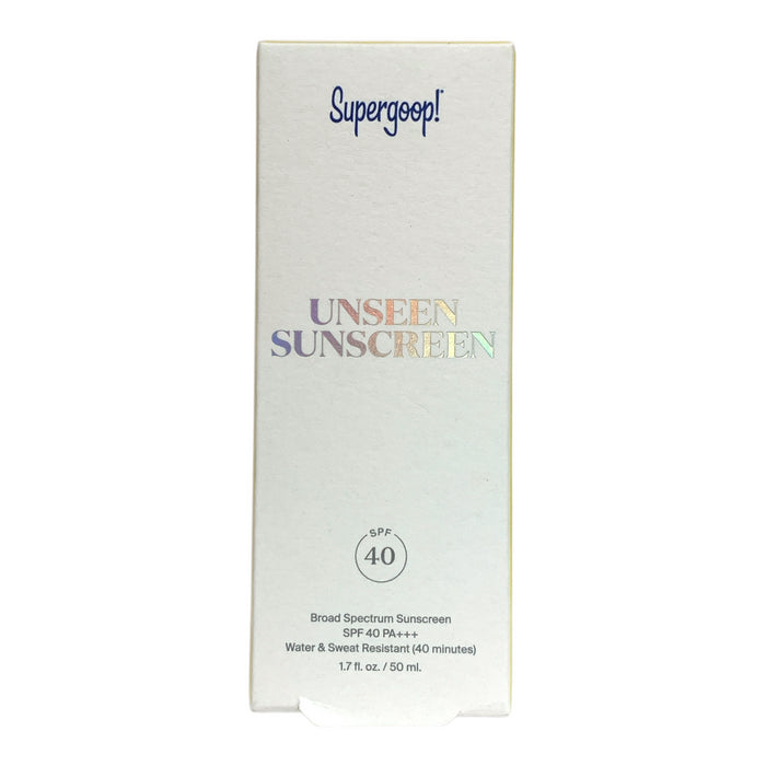 Supergoop Unseen Sunscreen, SPF 40 PA+++ Broad Spectrum, 1.7fl.oz./50mL