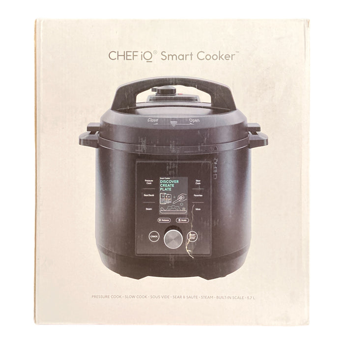 CHEF iQ 6 Quart WiFi Auto Steam Release Smart Pressure Cooker w/ Built In Scale