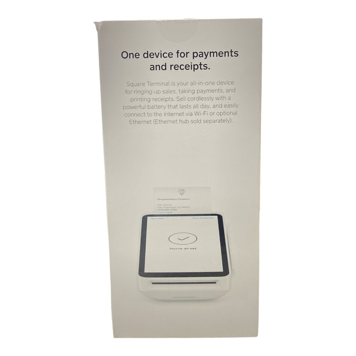 Square Credit/Debit Card Terminal for Contactless Chip/Magstripe Payment Cards