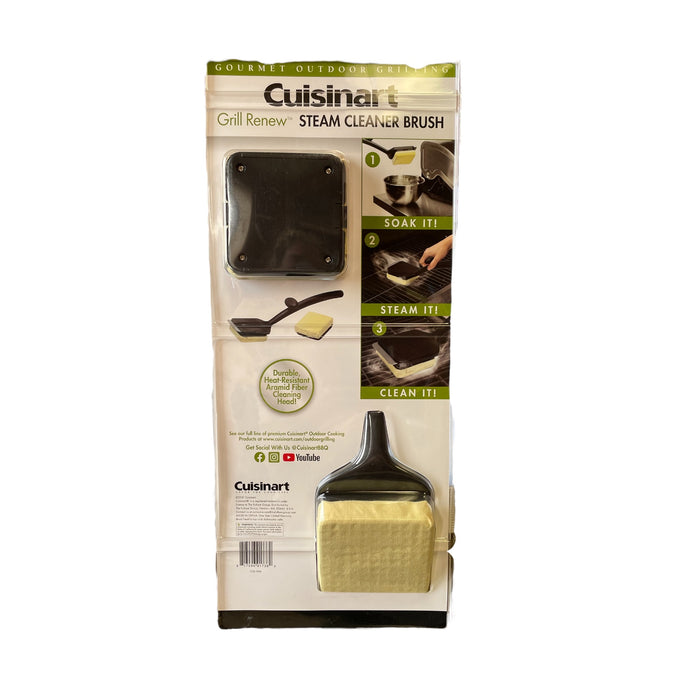 Cuisinart Grill Renew Steam Cleaner Brush with Bonus Cleaning Head