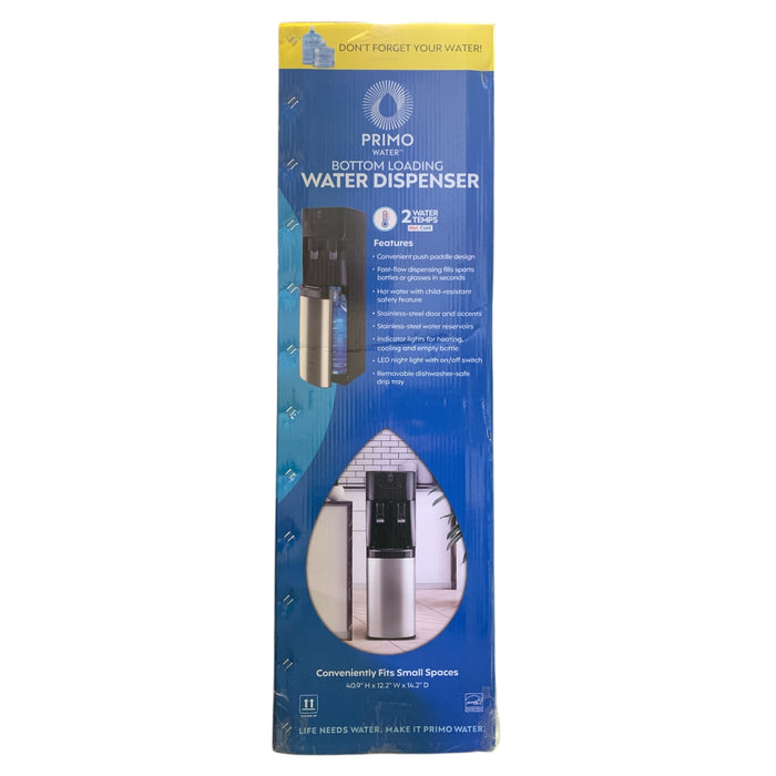 Primo Water Bottom Loading Water Dispenser, Hot & Cold, Fits 3 & 5 Gal. Bottles