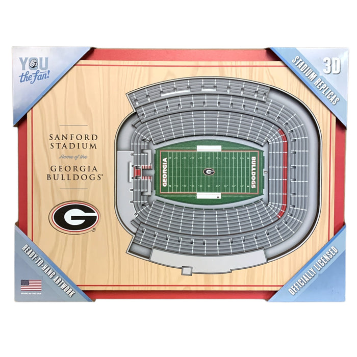 YouTheFan Officially Licensed NCAA 3D Stadium Replicas, 5-Layer Artwork