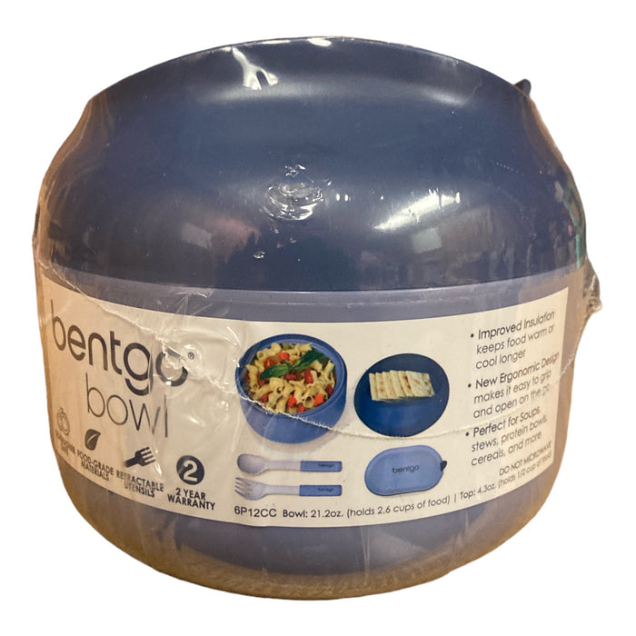 Bentgo Bowl - Insulated Leak-Resistant Bowl with Collapsible Utensils