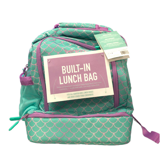 Bentgo Prints 2-in-1 Integrated Backpack and Insulated Lunch Bag Combo