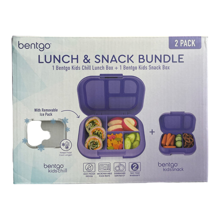 Bentgo Kids Chill Lunch & Snack Box with Removable Ice Pack
