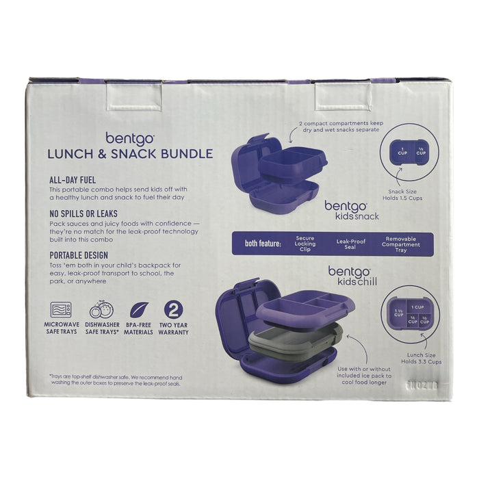 Bentgo Kids Chill Lunch & Snack Box with Removable Ice Pack