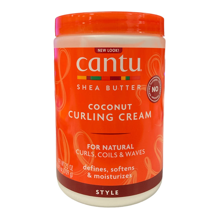 Cantu Shea Butter for Natural Hair Coconut Curling Cream, 25 Ounce