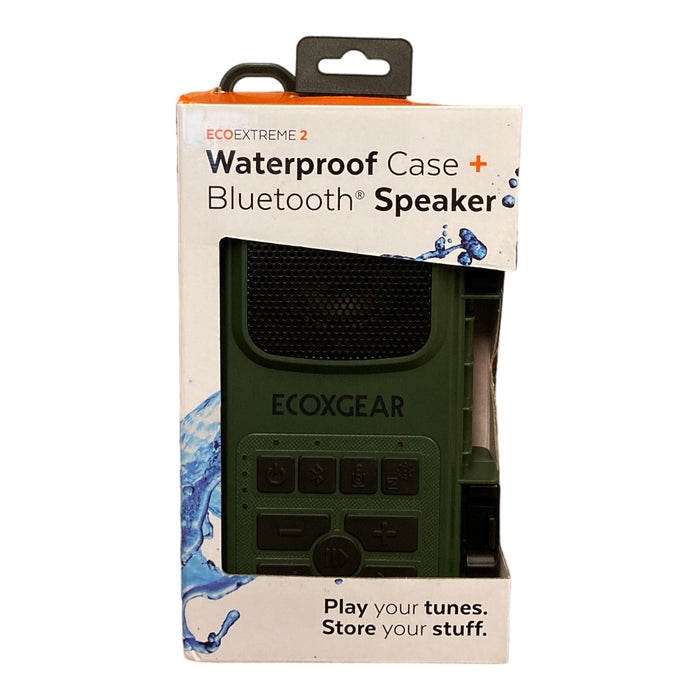 EcoXGear Extreme 2 Bluetooth Waterproof Case Speaker (Green)