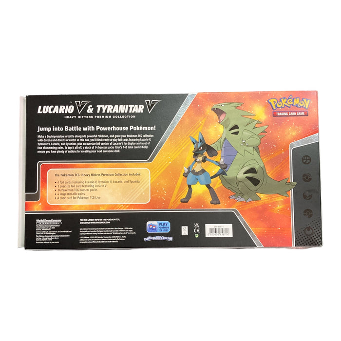 Pokemon TCG Lucario V & Tyranitar V Heavy Hitters Premium Collection