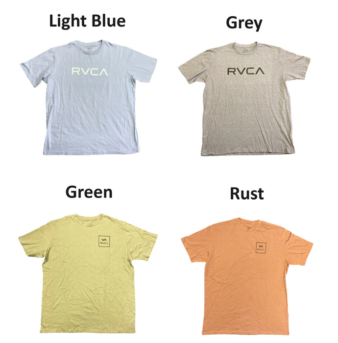 RVCA Men's Soft & Comfortable Short Sleeve Chest Trademark Logo T Shirt